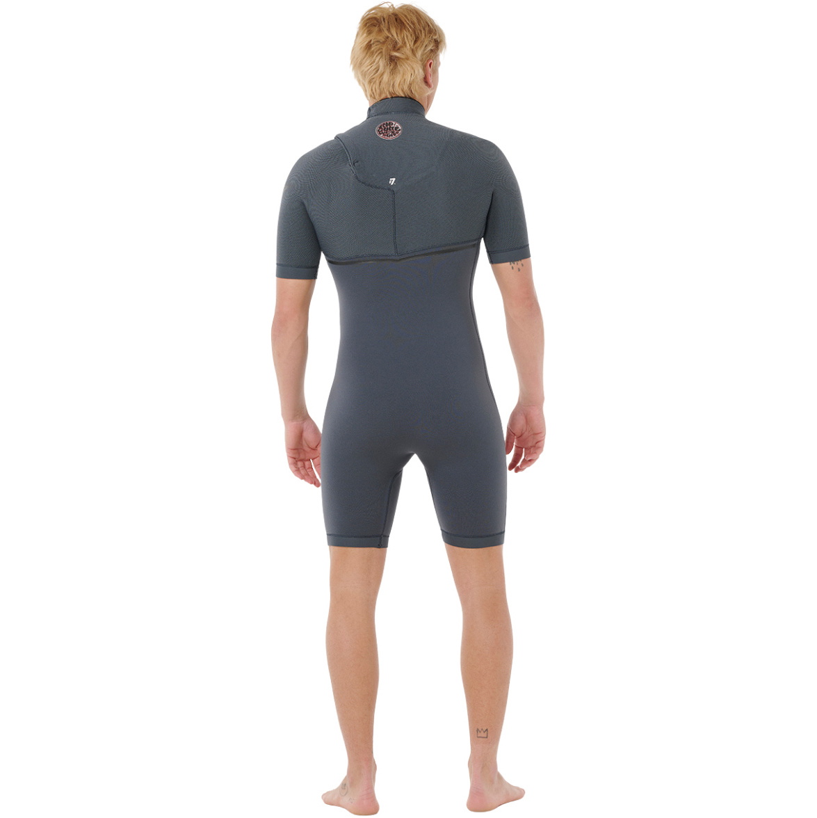 2026 Rip Curl Mens E-Bomb 2/2mm Zip Free Shorty Wetsuit 124MSP - Iron
